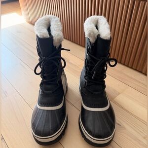 Women’s Brand New Sorell Black Lined Winter Boots
